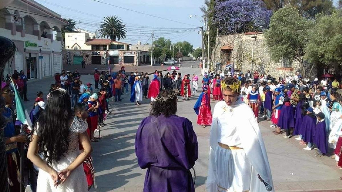 Este viernes santo se conmemora el víacrucis en colonias, comunidades y pueblos originarios de Tecámac