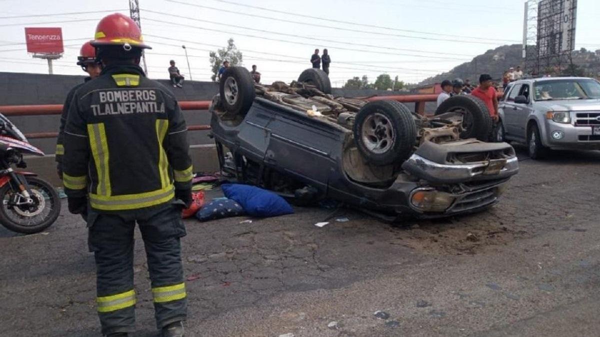 Accidente en la México-Pachuca deja 1 muerto y 11 heridos