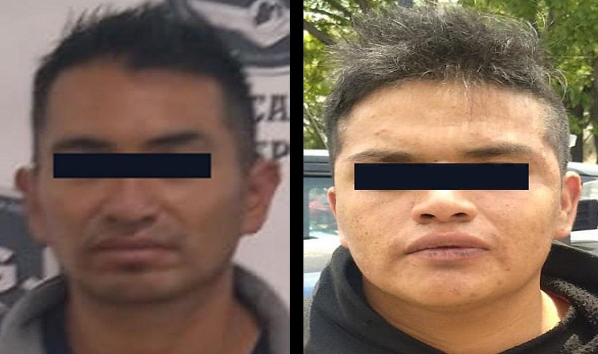 Localizan al interior de un predio contenedores con reporte de robo, hay dos detenidos
