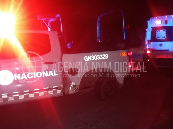 Conductora ebria choca con patrulla de la Guardia Nacional en Axapusco