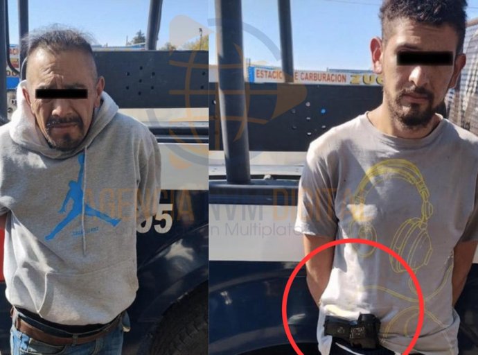 Delincuentes Armados con Pistola de Juguete son Detenidos en Tecámac