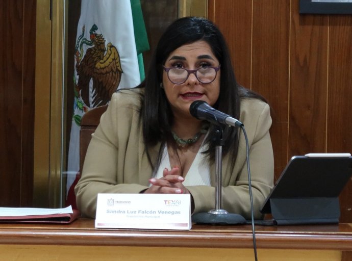 Sandra Luz Falcón entregó su segundo informe de gobierno