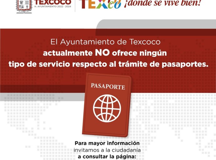 Texcoco Advierte: ¡No Caigas en Engaños! Oficina de Pasaportes Permanece Cerrada