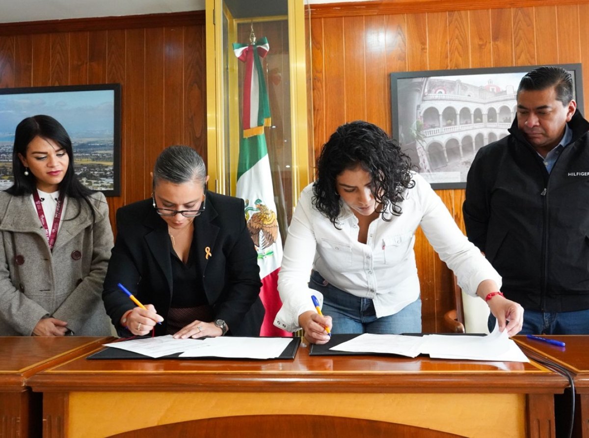 Compromiso conjunto por el bienestar de las mujeres: Firma de convenio en Texcoco