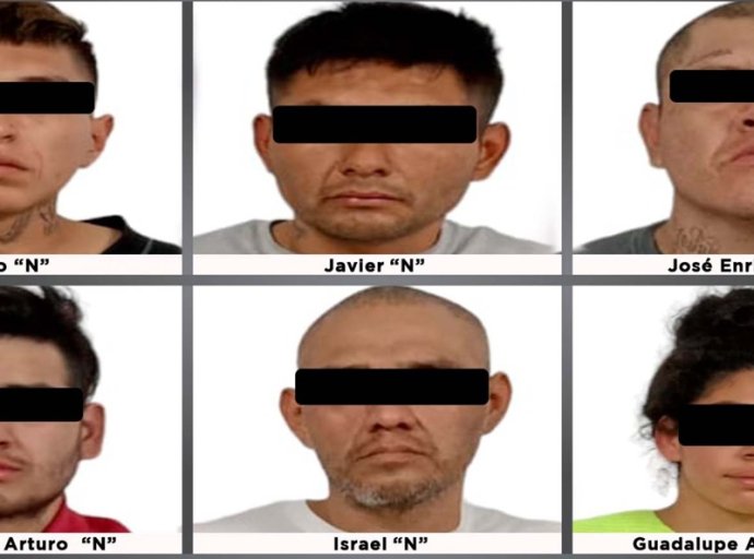 Vinculados a Proceso Seis Presuntos Miembros de Grupo Delictivo 'Los Rayos' por Robo de Vehículo con Violencia