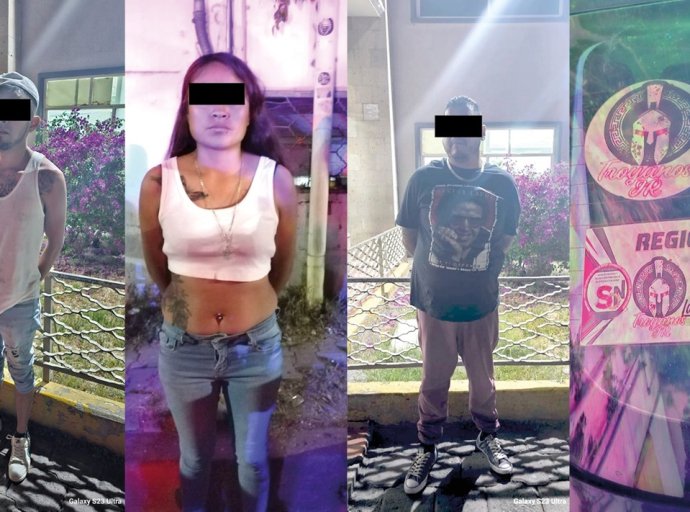 Tres Sospechosos de La Chokiza Detenidos por Portar Arma de Fuego