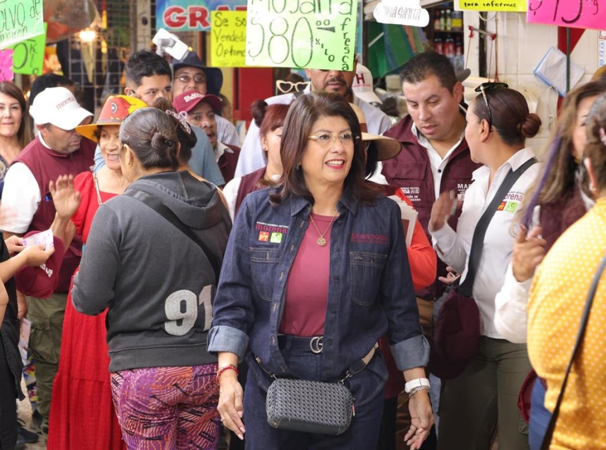 Mariela Gutiérrez Escalante, candidata al Senado, fortalece su campaña en el Estado de México