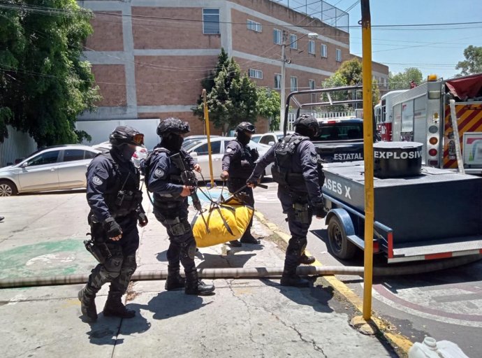  Falsa Alarma de Explosivo en Oficinas de la Secretaría del Trabajo de Tlalnepantla 