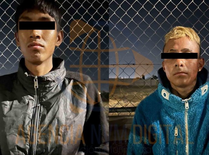 Detenidos Dos Sujetos con Motocicleta Robada en Tecámac 