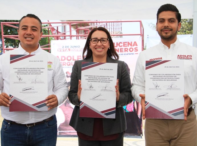 Propuesta de coordinación metropolitana en seguridad por parte de candidatos de Morena