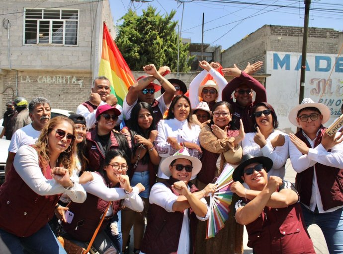 Propuestas de seguridad avanzada y gestión del agua por parte de Xóchitl Flores en Chimalhuacán