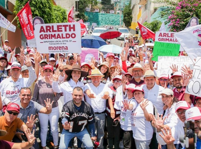 Candidato de Morena, PT y Verde Promete Agua y Seguridad en Tlalnepantla