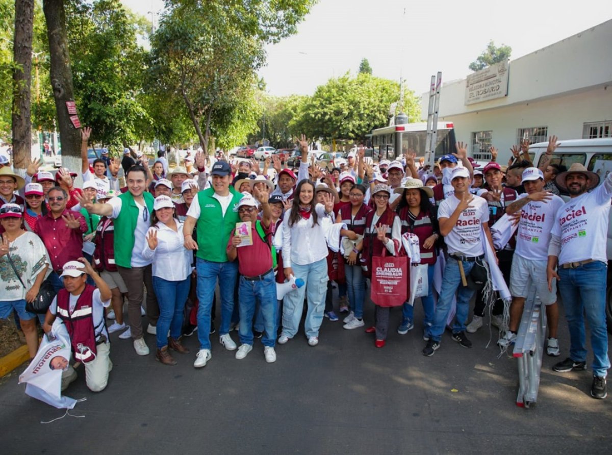 Fin de semana de intensa actividad política en Tlalnepantla con Raciel Pérez Cruz