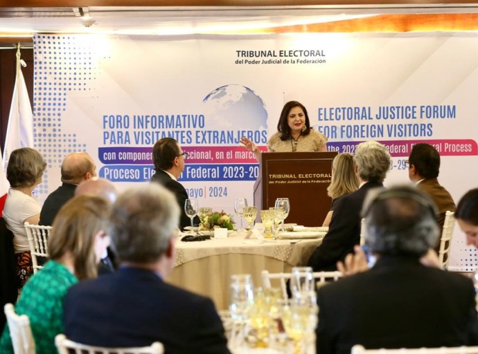 México cuenta con un TEPJF capacitado para resolver impugnaciones electorales, asegura Mónica Soto