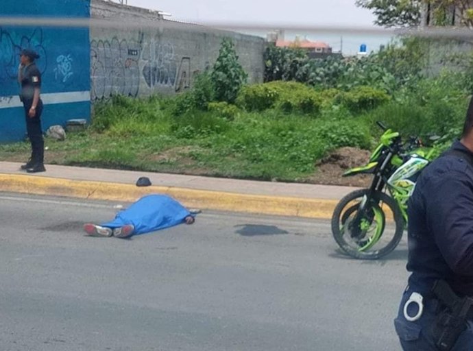 Motociclista Muere en Tonanitla Tras Perder el Control de su Moto