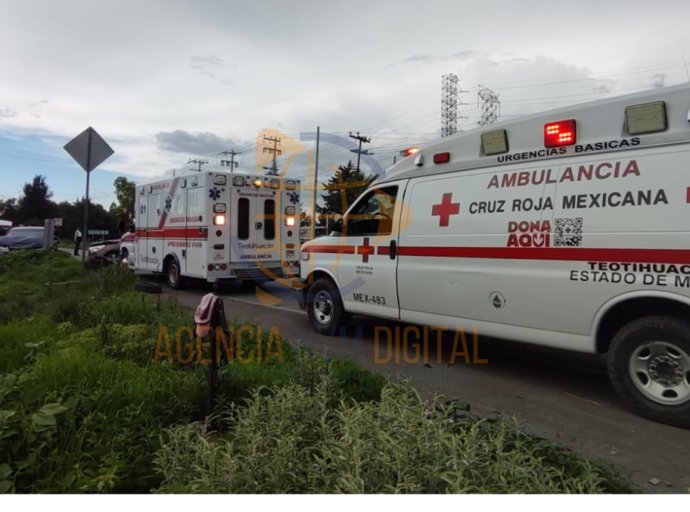 Accidente en Teotihuacán Deja Cinco Lesionados