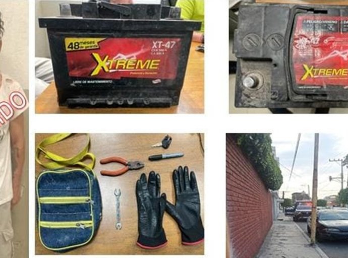 Policía Municipal de Texcoco Captura a Presunto Ladrón de Baterías