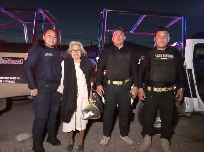 Localizan a mujer de la tercera edad reportada como extraviada en Ecatepec