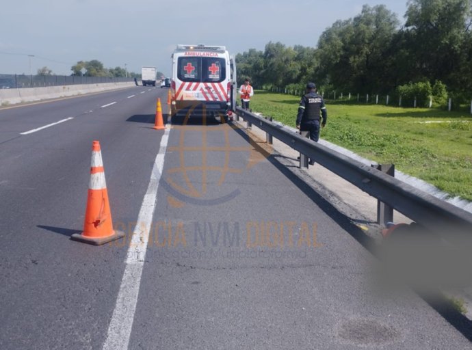 Localizan a Hombre sin Vida en el Circuito Exterior Mexiquense