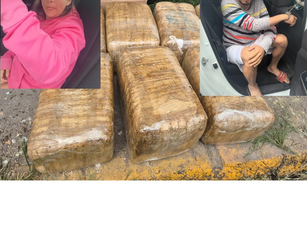 Detienen a dos personas con 72 kilos de marihuana en Tlalnepantla