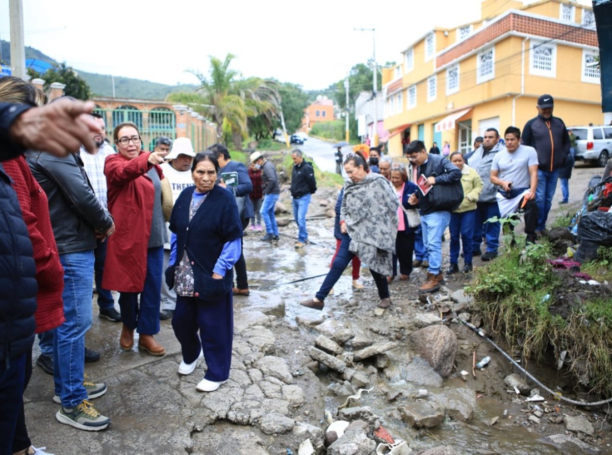 Inundaciones en Ecatepec: Presidenta electa advierte que la basura en barrancas agrava el problema