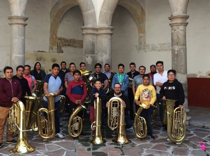 Academia de música en el Festival Internacional Vientos de la Montaña 2024