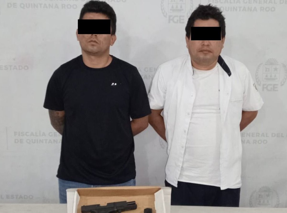 Capturan a dos sujetos por homicidio calificado en Isla Mujeres