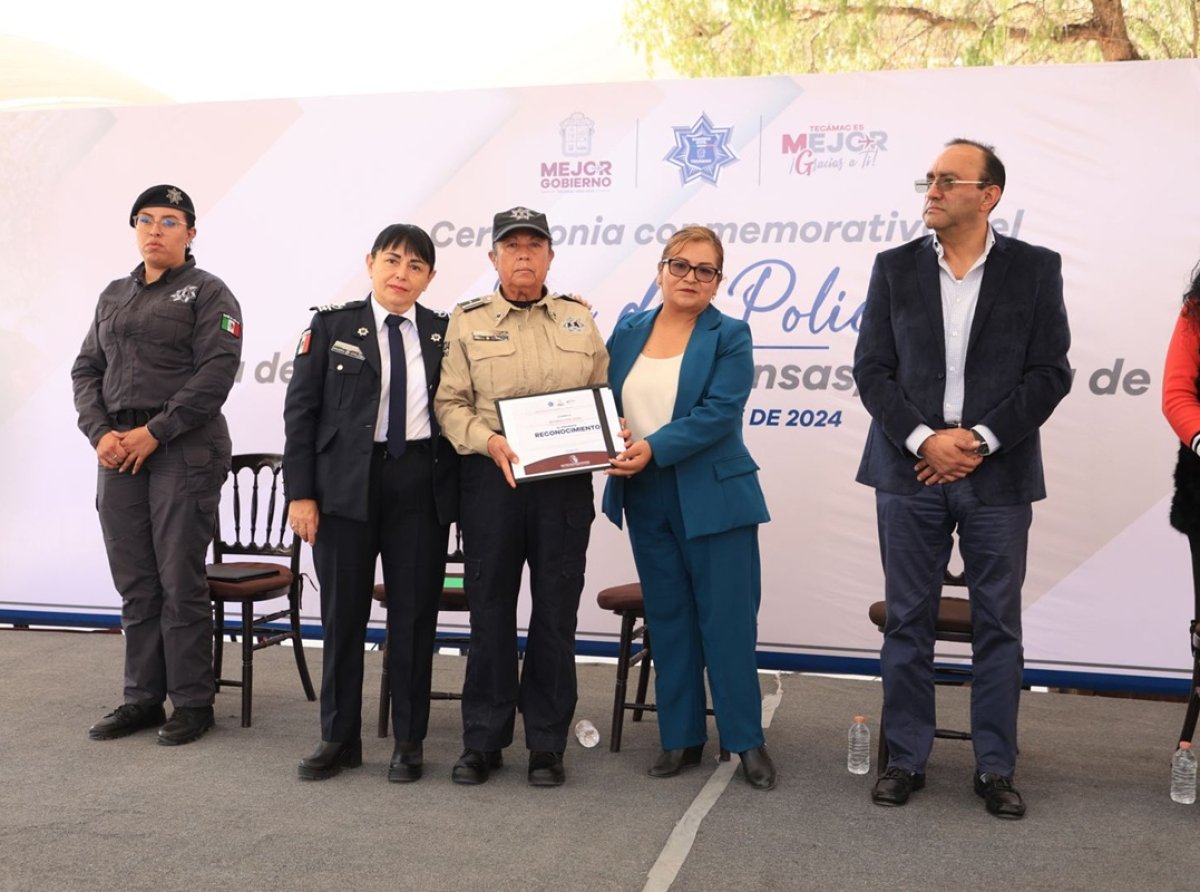 Tecámac reconoce a sus policías en el Día del Policía