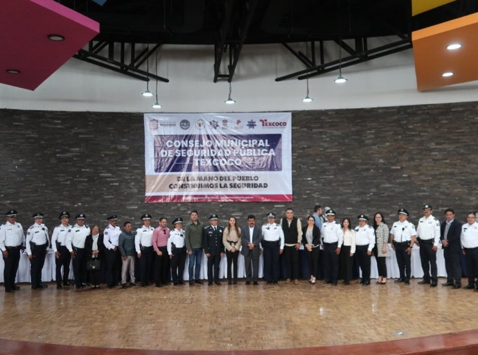 Fortalecen estrategias de seguridad en Texcoco