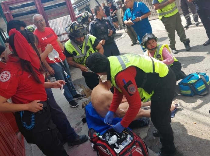 Explota tanque de gas y deja un lesionado