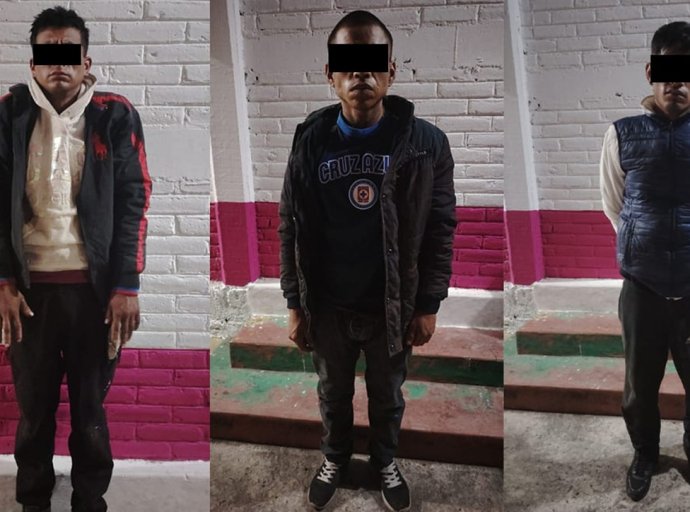 Detienen a tres sujetos por robo en escuela primaria de Ecatepec
