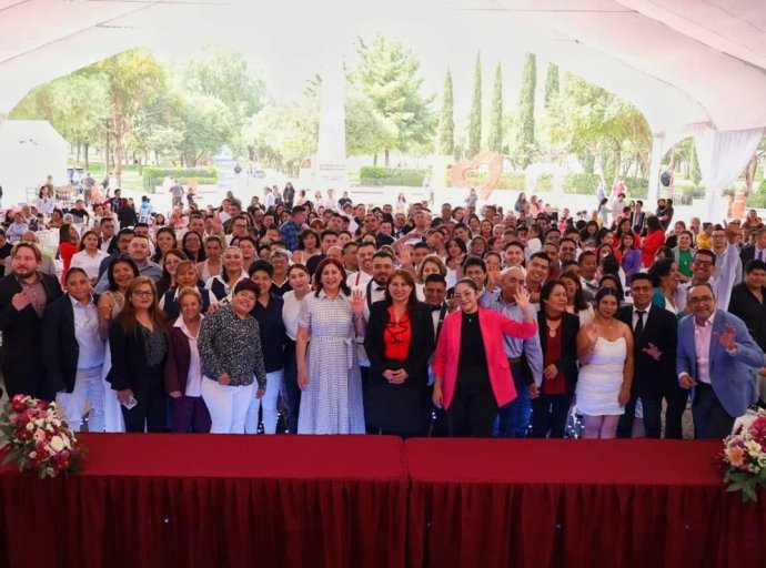 Refuerza Tecámac valores familiares con ceremonia de “Bodas del Bicentenario”