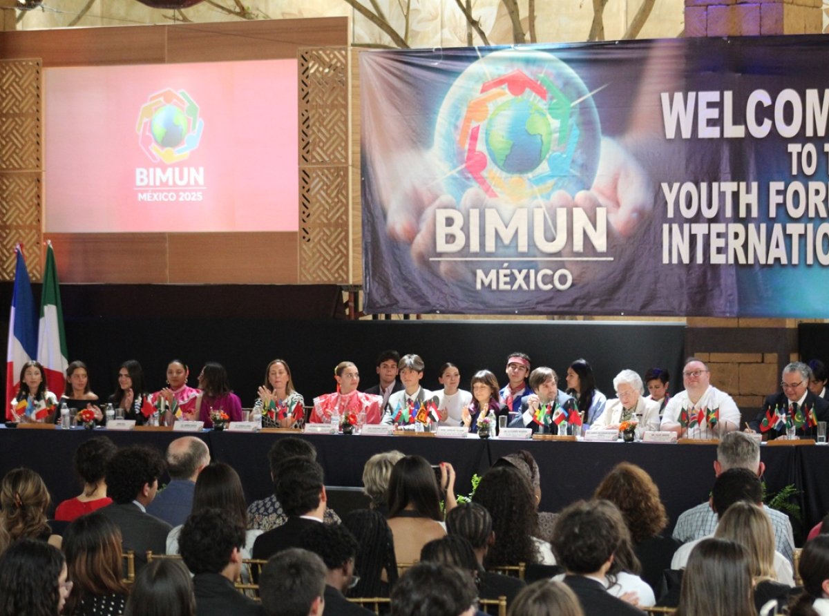 Jóvenes líderes promueven el Pacto para el Futuro en el 12º Foro BIMUN 2025