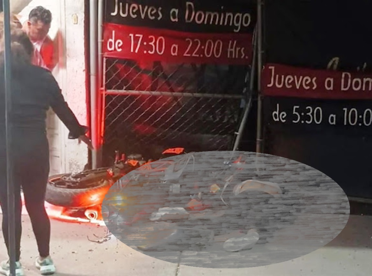 Fallece motociclista tras derrapar en bulevar de Acolman