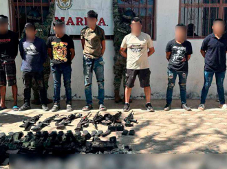 Detienen a siete presuntos criminales en Coyuca de Benítez