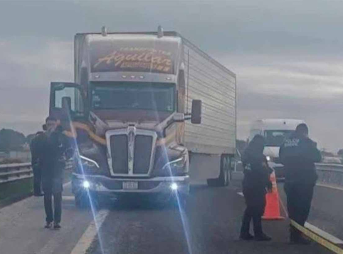 Muere trailero tras presunto asalto en la México-Tuxpan
