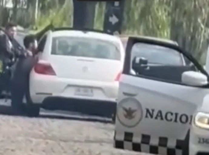 Realiza Guardia Nacional operativo en Teotihuacán y detiene a dos hombres