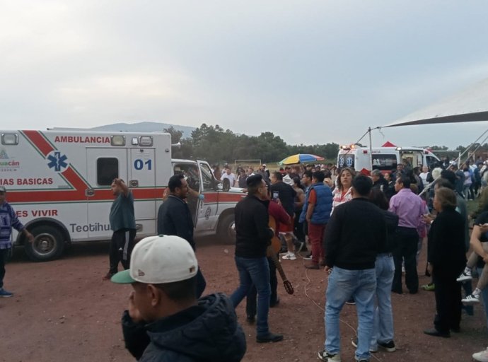 Deja estallido de fuegos artificiales 28 lesionados en Teotihuacán