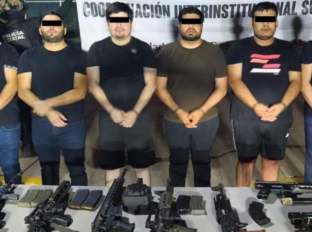 Detienen en Sinaloa a seis integrantes de célula criminal