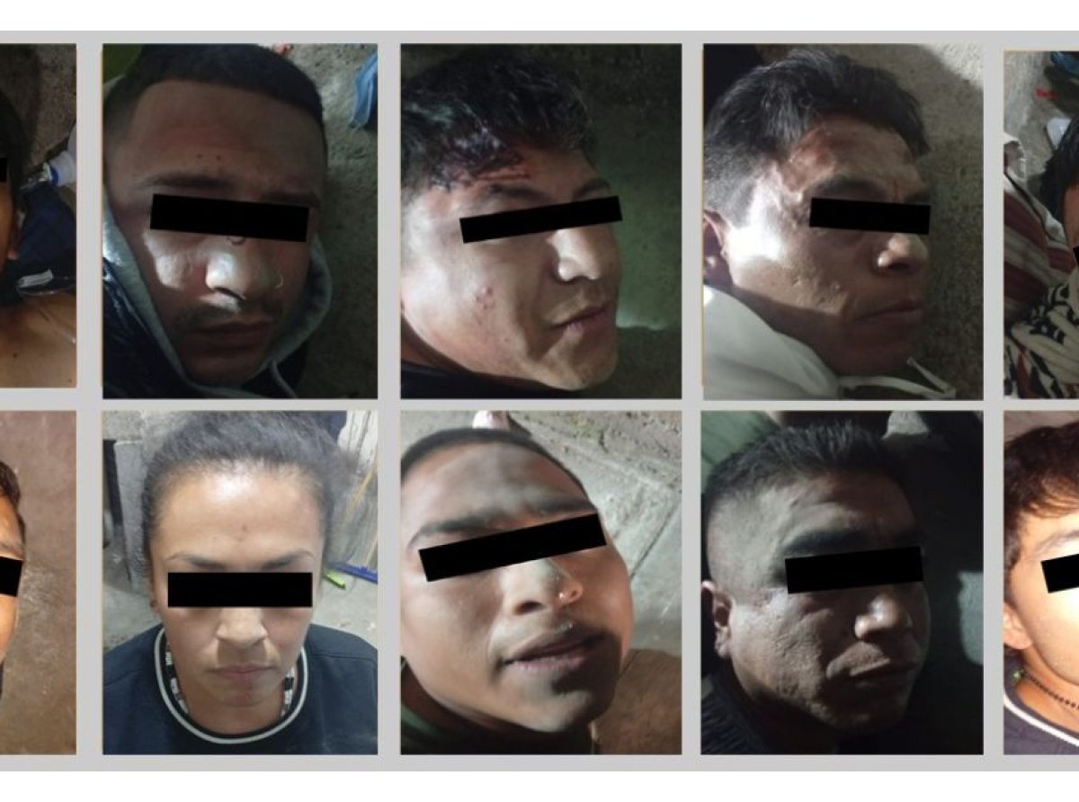 Detienen a diez personas armadas tras persecución en Toluca