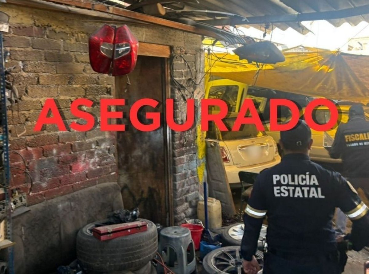 Recuperan vehículo robado tras cateo en Ecatepec