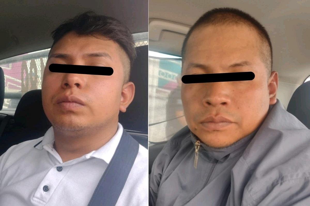 Detienen a 2 sujetos presuntamente involucrados en un homicidio 
