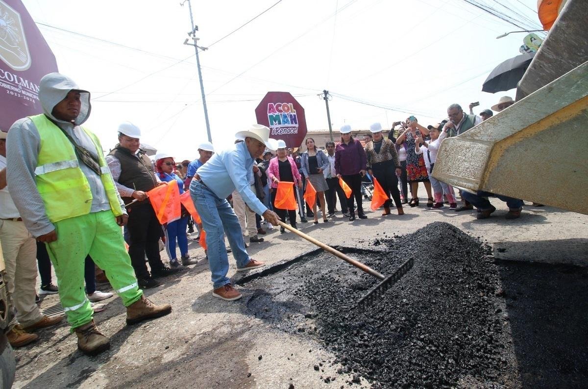 Inicia en Acolman Programa Municipal de Bacheo