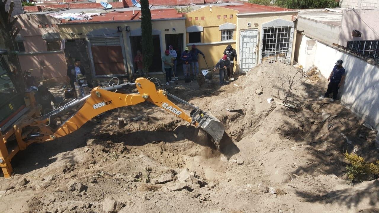 Localizan posibles restos humanos en Zumpango 